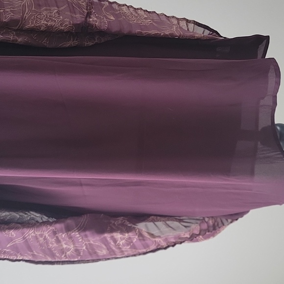 Evereve‎ Hazel Burgundy Scoop Neck Sleeveless Pleated Dress Women Sz Medium - Picture 15 of 15